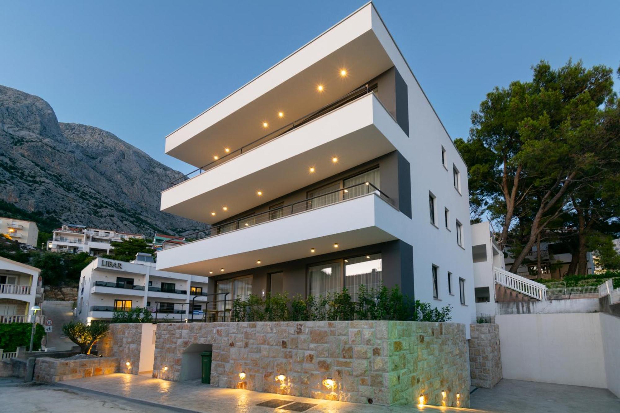 Apartmani Pino 1 Baska Voda Bagian luar foto