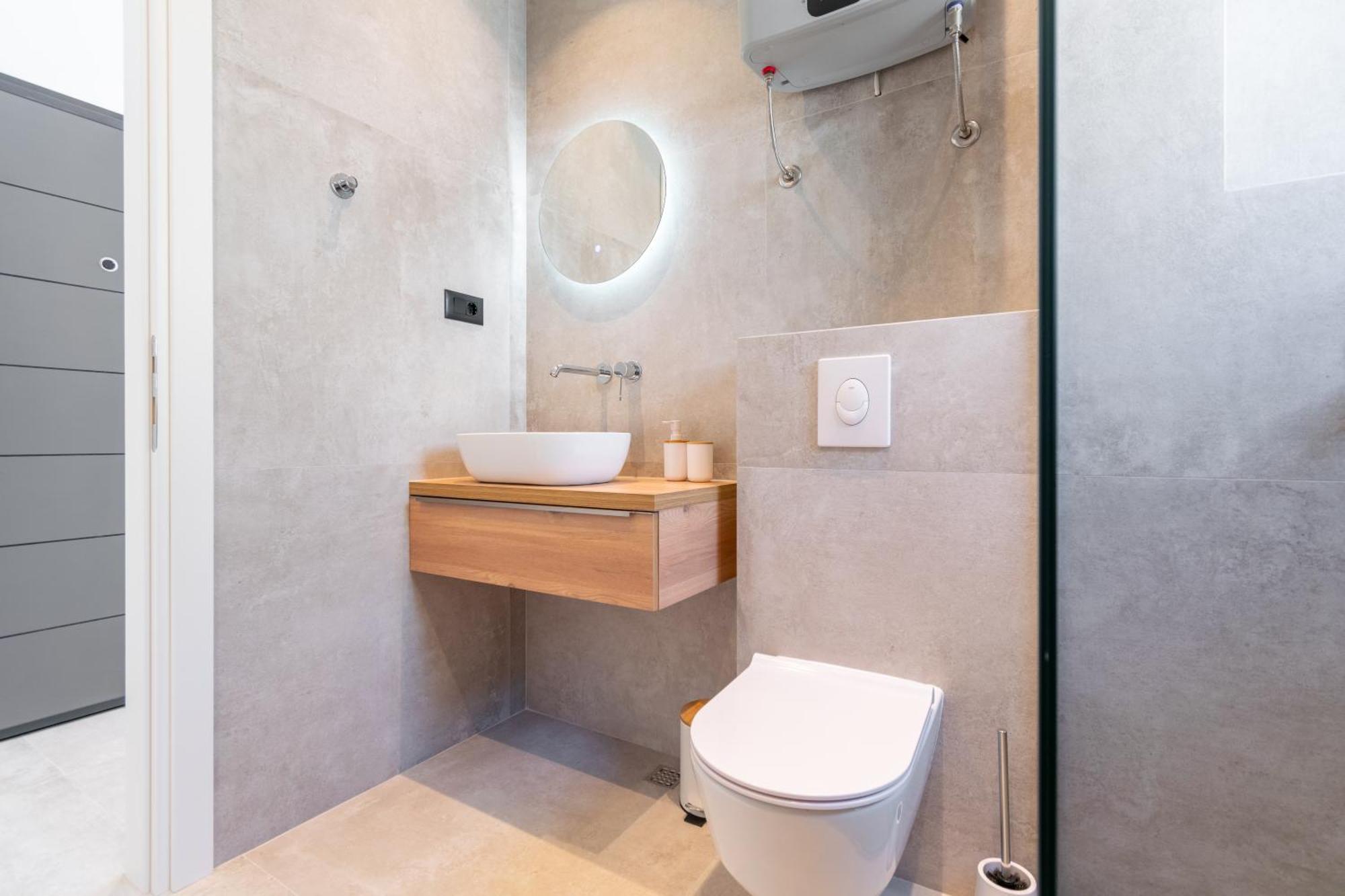 Apartmani Pino 1 Baska Voda Bagian luar foto